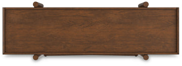 Lyncott Brown 70" Bookcase - Ornate Home