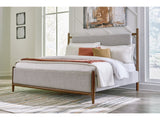 Lyncott Brown California King Upholstered Bed (Online Special Price) - Ornate Home