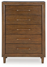 Lyncott Brown Chest of Drawers (Online Special Price) - Ornate Home
