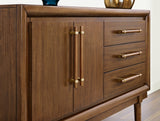 Lyncott Brown Dining Server (Online Special Price) - Ornate Home