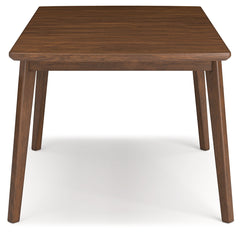 Lyncott Brown Dining Table w/ Extension (64" D) - Ornate Home