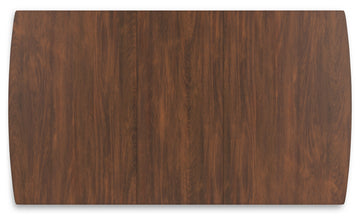 Lyncott Brown Dining Table w/ Extension (64" D) - Ornate Home