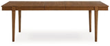 Lyncott Brown Dining Table w/ Extension (92" D) (Online Special Price) - Ornate Home