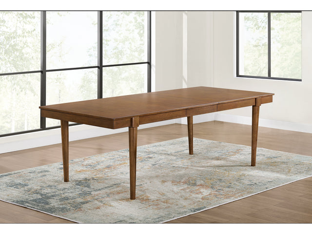 Lyncott Brown Dining Table w/ Extension (92" D) - Ornate Home