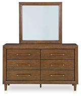 Lyncott Brown Dresser and Mirror (Online Special Price) - Ornate Home