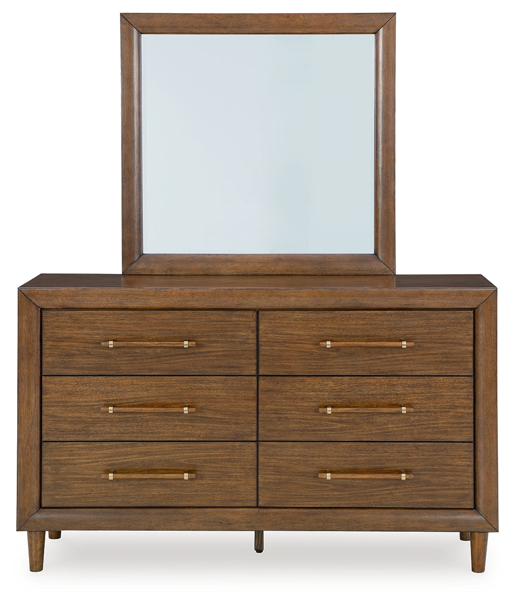 Lyncott Brown Dresser and Mirror (Online Special Price) - Ornate Home