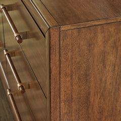 Lyncott Brown Dresser and Mirror - Ornate Home