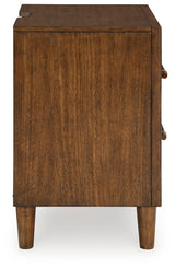 Lyncott Brown Queen Upholstered Bed, Dresser, Mirror and Nightstand (Online Special Price) - Ornate Home