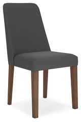 Lyncott Charcoal/Brown Extension Dining Table and 6 Chairs - Ornate Home