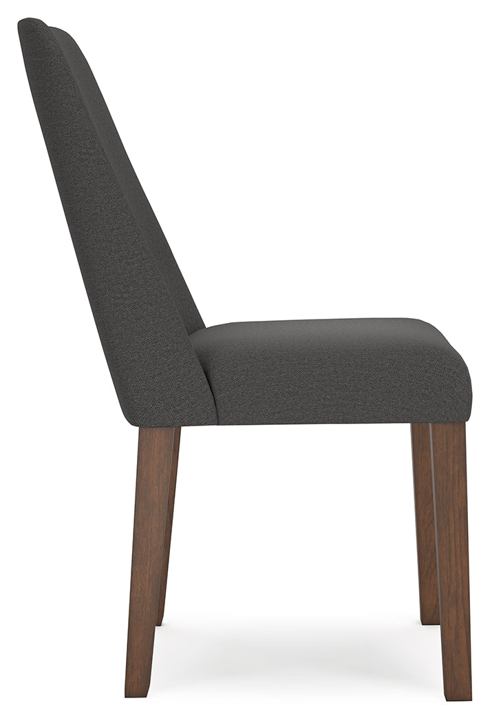 Lyncott Charcoal/Brown Extension Dining Table w/ 4 Chairs (Online Special Price) - Ornate Home