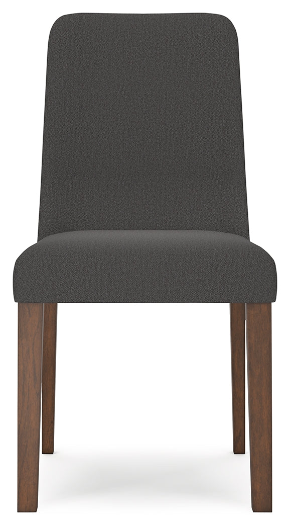 Lyncott Charcoal/Brown Extension Dining Table w/ 6 Chairs (Online Special Price) - Ornate Home