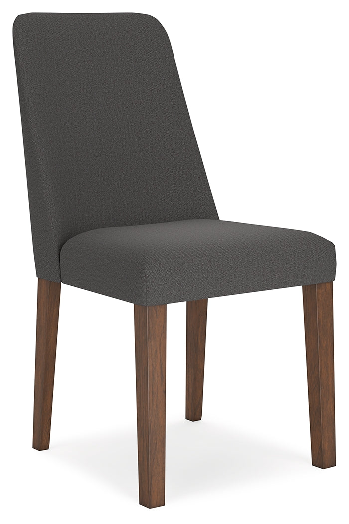Lyncott Charcoal/Brown Extension Dining Table w/ 6 Chairs (Online Special Price) - Ornate Home