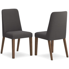 Lyncott Charcoal & Brown Round Dining Room Set / 5pc - Ornate Home