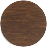 Lyncott Charcoal & Brown Round Dining Room Set / 5pc - Ornate Home