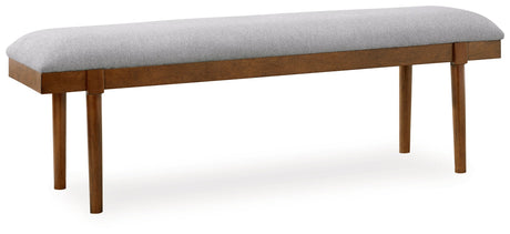 Lyncott Gray & Brown 59" Dining Bench (Online Special Price) - Ornate Home