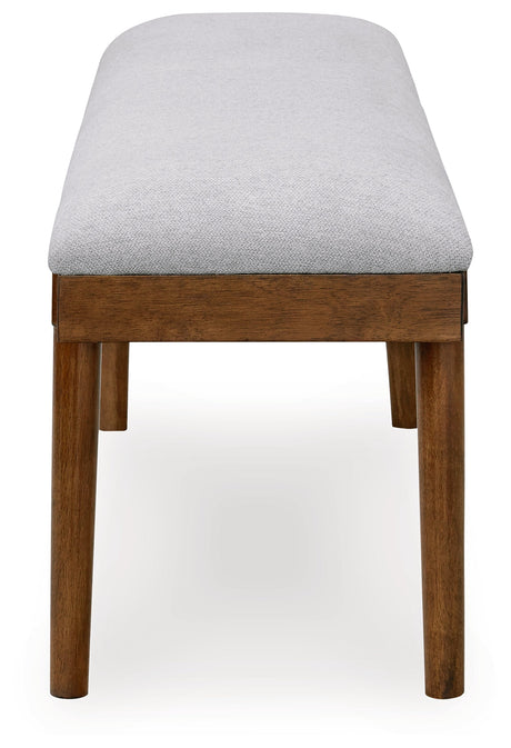 Lyncott Gray & Brown 59" Dining Bench (Online Special Price) - Ornate Home