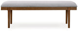 Lyncott Gray & Brown 59" Dining Bench (Online Special Price) - Ornate Home