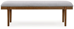Lyncott Gray & Brown 59" Dining Bench - Ornate Home