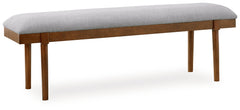 Lyncott Gray & Brown 59" Dining Bench - Ornate Home