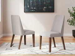 Lyncott Gray & Brown Dining Chair (Set of 2) - Ornate Home