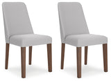 Lyncott Gray/Brown Extension Dining Table w/ 4 Chairs (Online Special Price) - Ornate Home