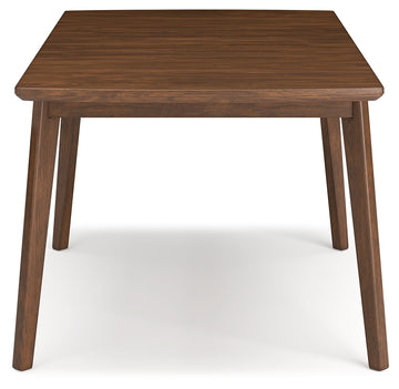 Lyncott Gray/Brown Extension Dining Table with 6 Chairs - Ornate Home