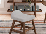 Lyncott Light Gray/Brown Home Office Desk Chair (Online Special Price) - Ornate Home