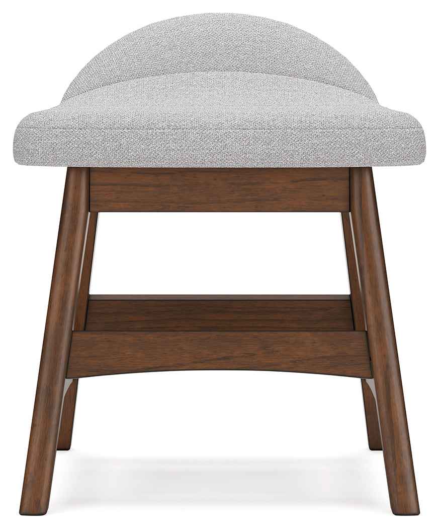 Lyncott Light Gray/Brown Home Office Desk Chair (Online Special Price) - Ornate Home