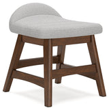 Lyncott Light Gray/Brown Home Office Desk Chair (Online Special Price) - Ornate Home