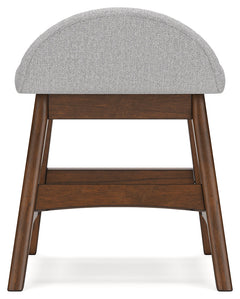 Lyncott Light Gray/Brown Home Office Desk Chair - Ornate Home