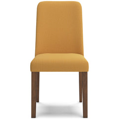 Lyncott Mustard & Brown Dining Chair (Set of 2) - Ornate Home