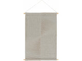 Lyndell Gray and Beige Geometric Wall Hanging - Ornate Home