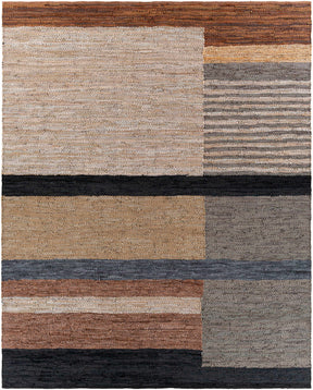 Lyndoch Leather Patchwork Rug - Ornate Home