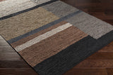 Lyndoch Leather Patchwork Rug - Ornate Home