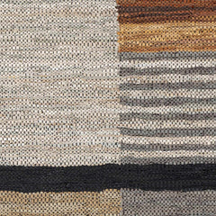 Lyndoch Leather Patchwork Rug - Ornate Home