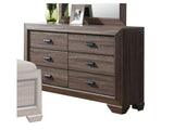 Lyndon Drawer Dresser in Weathered Gray Grain - Ornate Home
