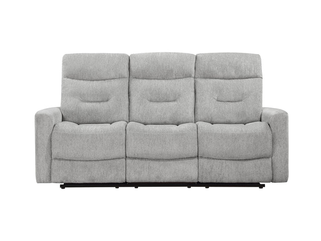 Lyndon Gray Double Reclining Sofa - Ornate Home