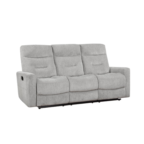 Lyndon Gray Double Reclining Sofa - Ornate Home