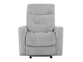 Lyndon Gray Glider Reclining Chair - Ornate Home