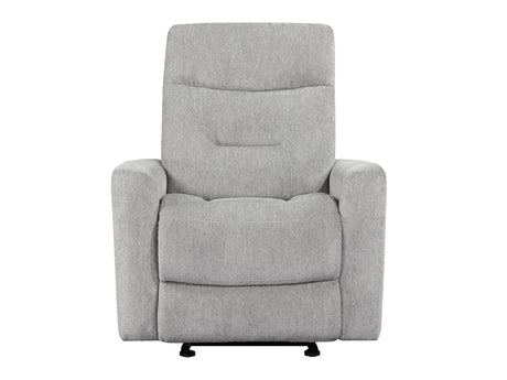 Lyndon Gray Glider Reclining Chair - Ornate Home