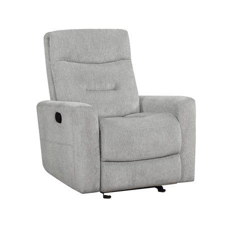 Lyndon Gray Glider Reclining Chair - Ornate Home