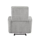 Lyndon Gray Glider Reclining Chair - Ornate Home