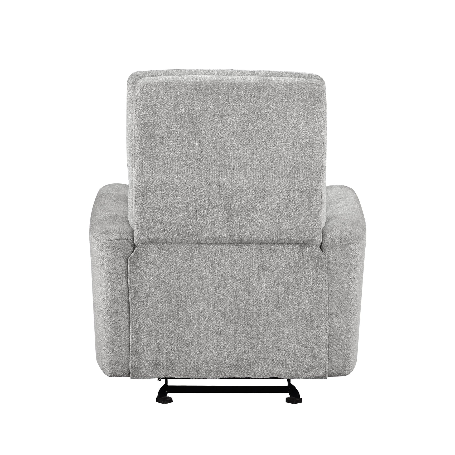 Lyndon Gray Glider Reclining Chair - Ornate Home