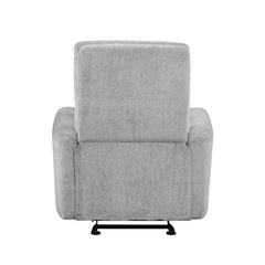 Lyndon Gray Glider Reclining Chair - Ornate Home