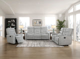Lyndon Gray Glider Reclining Chair - Ornate Home