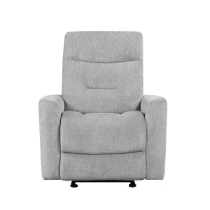Lyndon Gray Glider Reclining Chair - Ornate Home