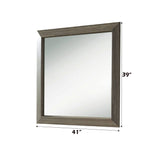 Lyndon Landscape Mirror in Weathered Gray Grain - Ornate Home