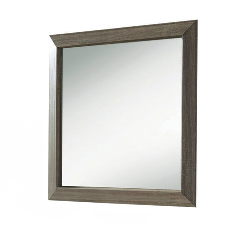 Lyndon Landscape Mirror in Weathered Gray Grain - Ornate Home