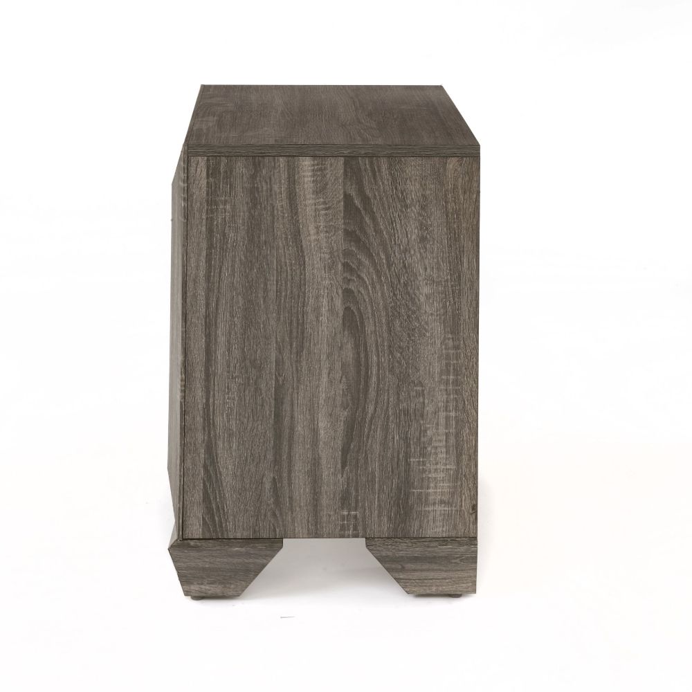 Lyndon Nightstand in Weathered Gray Grain 26023 - Ornate Home