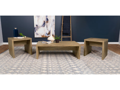 Lynette Mango 3-piece Rectangular Coffee and End Table Set - Ornate Home